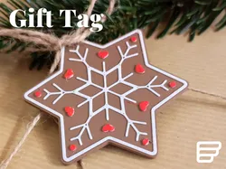Gingerbread Gift Tag