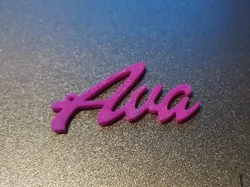 LLAVERO AVA - Modelo de impresión 3D gratuito