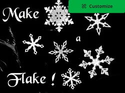 Make A Flake (Snowflake generator)