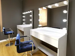 makeup artist workplace makeup mirror dressing room mirror visage-mirror