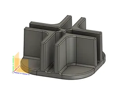 Metal cube cubby storage connector