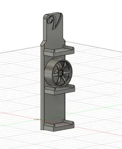 Other STL Descărcare - 1/18 PRESENTOIR DE ROUE / WHEEL DISPLAY - Vendetta3Diorama