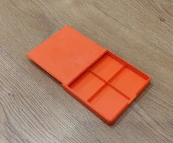 Parametric sliding lid box