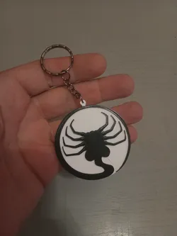Porte-Clés Alien Minimaliste – STL
