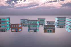 red bricks buildings pack