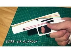 Step-up Action Rubber Band Gun