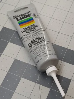 SuperLube silicone grease dispenser nozzle - simplifies lead screw lubrication