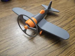 Toy F4U Corsair Plane Kid-Proof Propeller