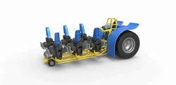 Vehicles & Machinery STL indir - Trekker met 6 motoren V8 Versie 1 Schaal 1:25 - 3DTechDesign