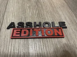 ASSHOLE EDITION BADGE EMBLEM-NOAMS