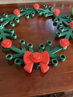 Brick Wreath Bow (with Twist Lock)