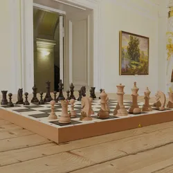 chessboard model cobined with backgammon