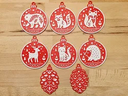 Christmas Balls 2025 Set 01 for tree decoration