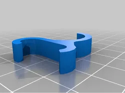 Closet wire shelf end hook
