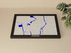 Dunkerque, France - 3D Miniature