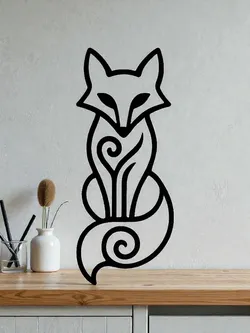 Décoration murale - Renard (épaisseur 5 mm)