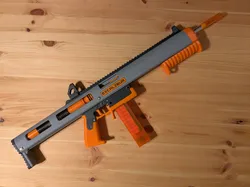 Ergonomic shotgun slide pump grip for Sillybutts Excalibur