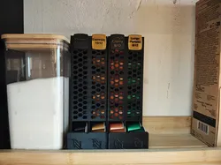 Nespresso tags for pod holder