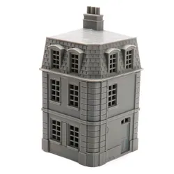 Normandy Commercial Row House T4 Wargaming Terrain