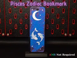 Pisces Hueforge Bookmark - Zodiac