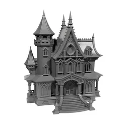 Props & Terrain STL تنزيل - Spooky House - 3D Everything