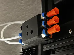 Prusa XL magnetic side filament sensor with reduced force with PC4-M10 Passthrough Fittings