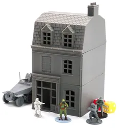 Sainte Mere Eglise French Row House Cottage DS T4 Wargaming Terrain