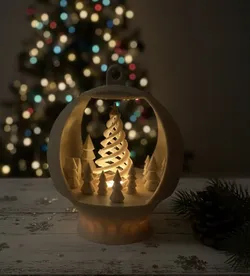 Spiral Christmas Tree Bulb