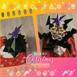 Unfoldable Christmas Tree Etagere / Candy Stand