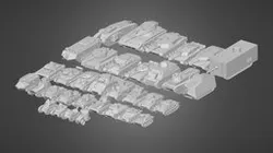 34 Tanks BASE MESH