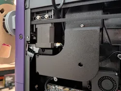 AD5X internal circulation air filtration duct with fan speed control
