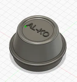 AL-KO trailer hub cap 40mm