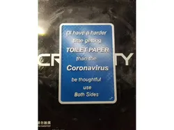 CoronaVirus and Toilet Paper