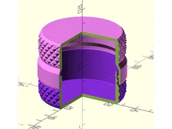 Customizable Container with Customizable Lid height
