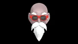 Dragon Ball Master Roshi Pixel/Voxel Art