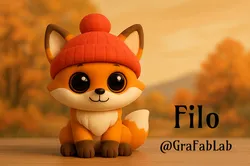 Filo’s Little World. Cute Fox STL