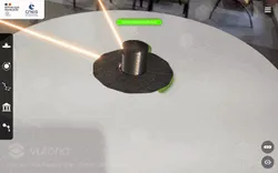 Gaia satellite model for augmented reality application
