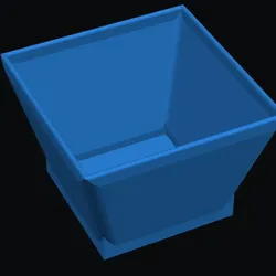 Gratis Other STL indir - square pot - Mikepoll