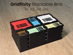 Gridfinity Stackable Bins