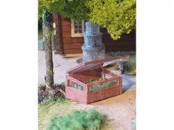 HO/H0 Scale Growing Box/ Greenhouse