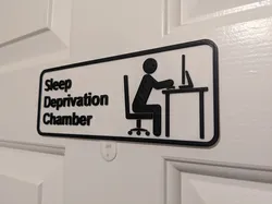 Humorous Office/ Workshop Sign (Revisited)