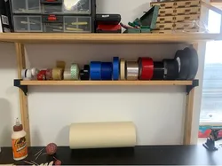 IKEA Svalnas Shelf Brackets (for tape roll storage and organizing)