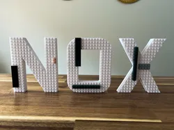 Lego Compatible 3D Letters