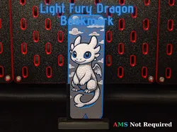 Light Fury Dragon - Hueforge Bookmark