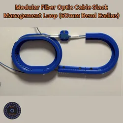 Modular Fiber Optic Cable Slack Management Loop (60mm Bend Radius System)