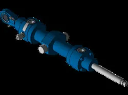 Rexroth - Bosch Mill Type Double Rod Cylinder (CGH1 - MT4) with a 40mm piston diameter and 150mm stroke.