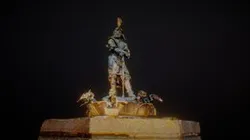 The Dragon King Statue in SENSOUJI TEMPLE