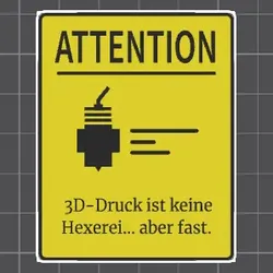 3D printer bestanden | 3MF | Lustiges Schild (Sign)