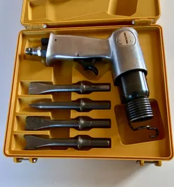 Air Chisel (Hammer) Rugged Box (w/ Blender file)
