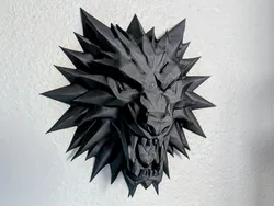 Blackthorn Direwolf Wall Sculpture